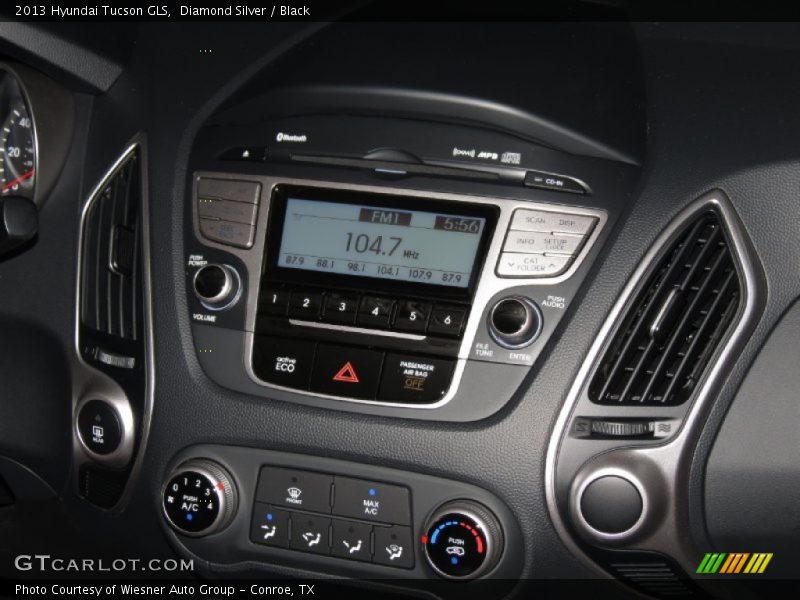 Diamond Silver / Black 2013 Hyundai Tucson GLS