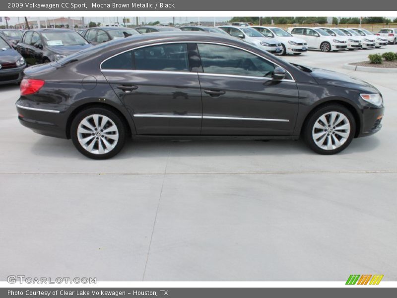 Mocha Brown Metallic / Black 2009 Volkswagen CC Sport