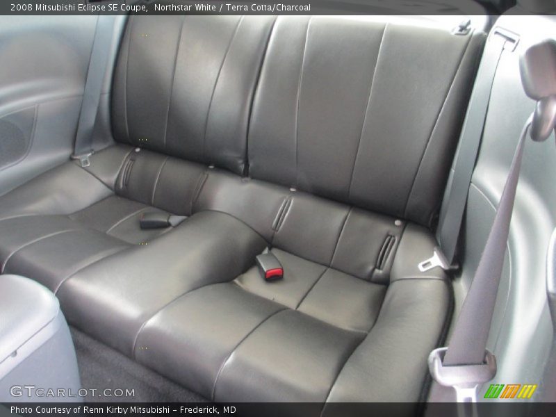 Northstar White / Terra Cotta/Charcoal 2008 Mitsubishi Eclipse SE Coupe