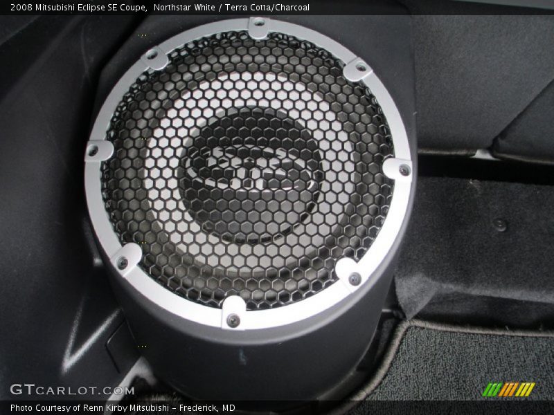 Northstar White / Terra Cotta/Charcoal 2008 Mitsubishi Eclipse SE Coupe