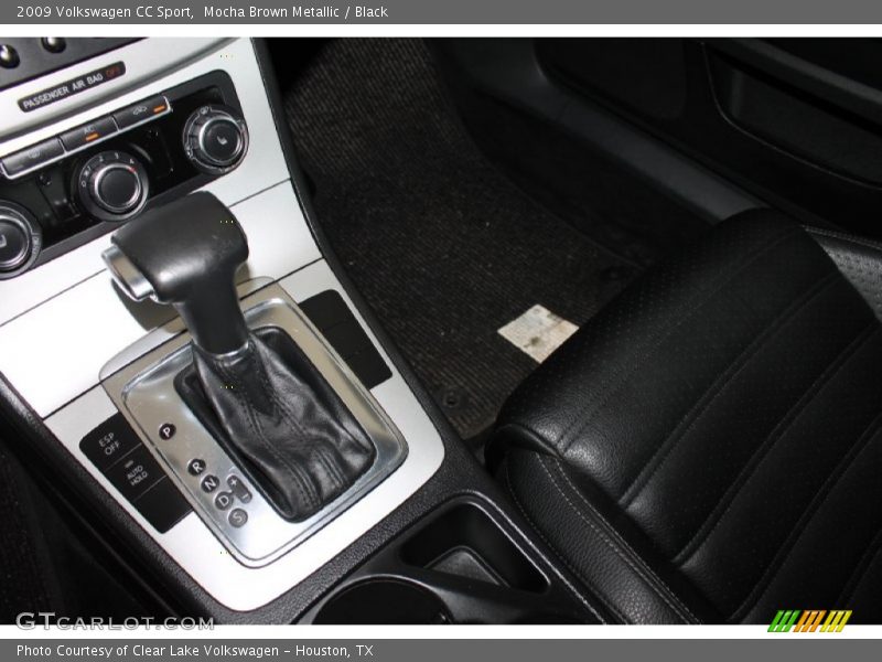 Mocha Brown Metallic / Black 2009 Volkswagen CC Sport