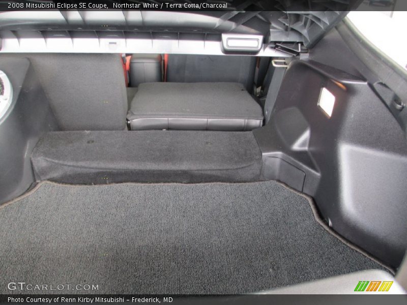 Northstar White / Terra Cotta/Charcoal 2008 Mitsubishi Eclipse SE Coupe