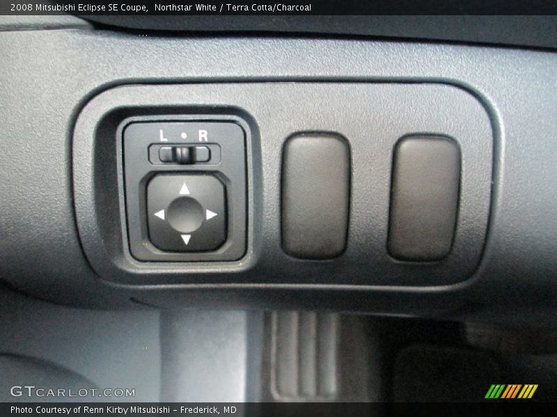 Northstar White / Terra Cotta/Charcoal 2008 Mitsubishi Eclipse SE Coupe