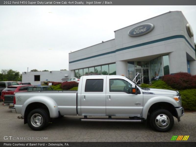  2012 F450 Super Duty Lariat Crew Cab 4x4 Dually Ingot Silver