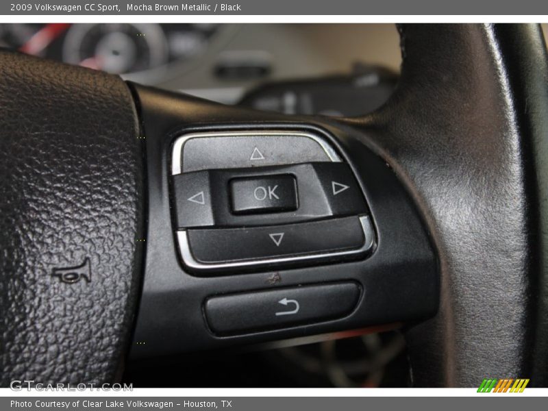 Mocha Brown Metallic / Black 2009 Volkswagen CC Sport