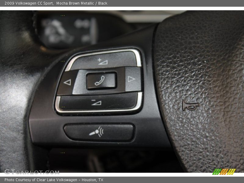 Mocha Brown Metallic / Black 2009 Volkswagen CC Sport