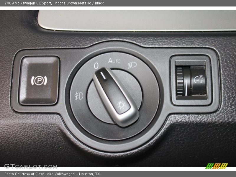 Mocha Brown Metallic / Black 2009 Volkswagen CC Sport