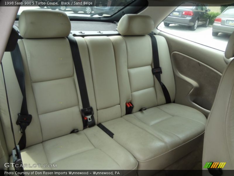 Rear Seat of 1998 900 S Turbo Coupe