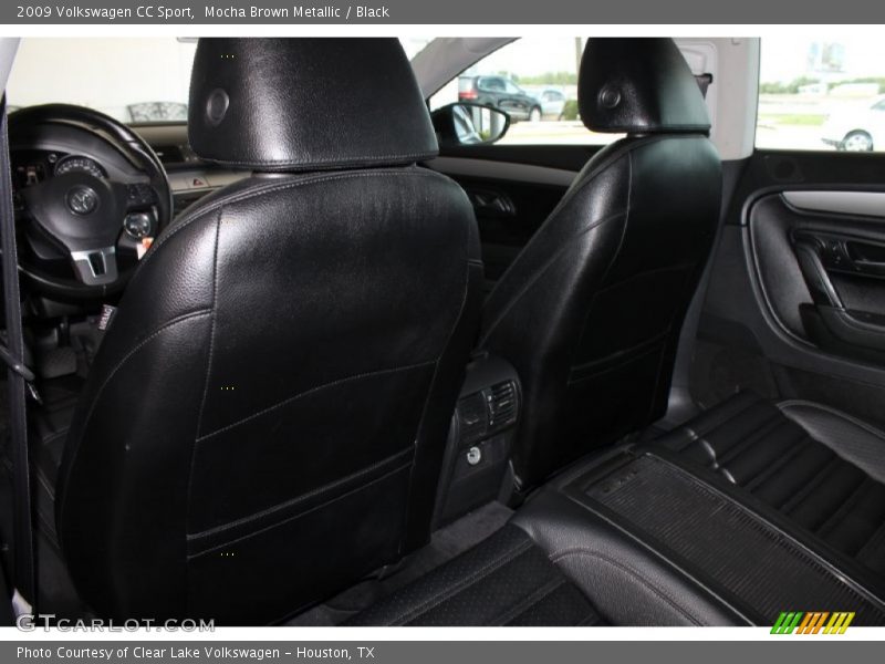 Mocha Brown Metallic / Black 2009 Volkswagen CC Sport