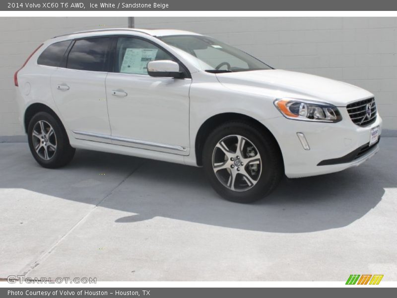 Ice White / Sandstone Beige 2014 Volvo XC60 T6 AWD