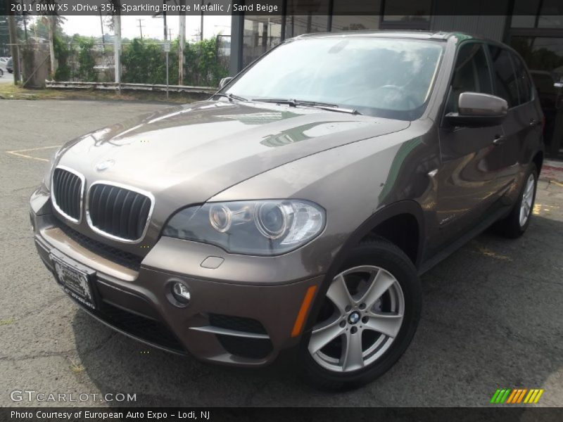 Sparkling Bronze Metallic / Sand Beige 2011 BMW X5 xDrive 35i