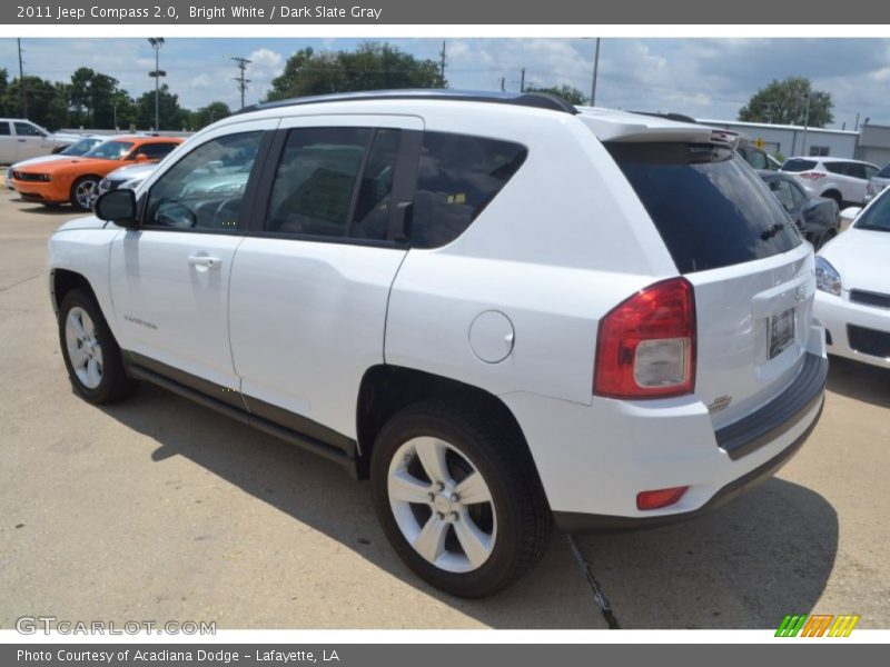 Bright White / Dark Slate Gray 2011 Jeep Compass 2.0