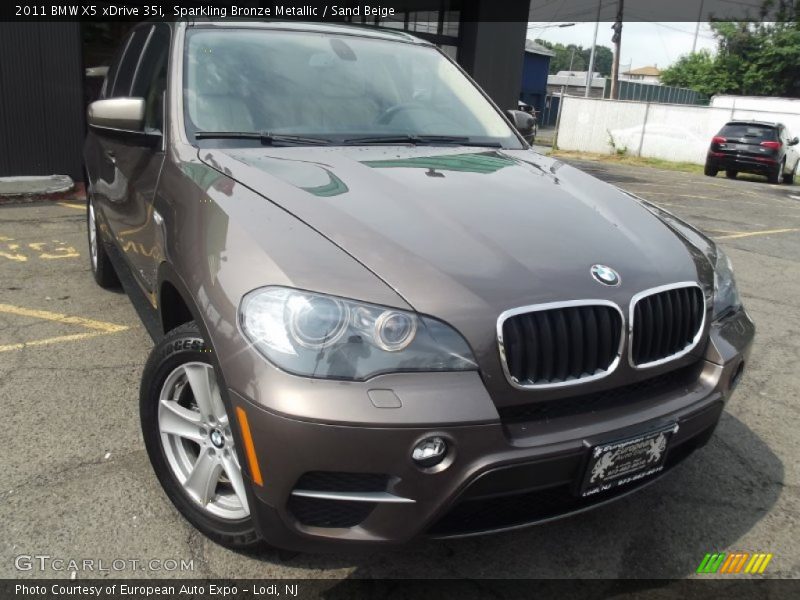 Sparkling Bronze Metallic / Sand Beige 2011 BMW X5 xDrive 35i