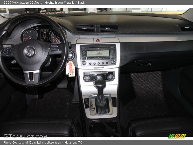 Mocha Brown Metallic / Black 2009 Volkswagen CC Sport