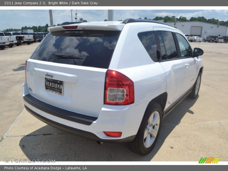Bright White / Dark Slate Gray 2011 Jeep Compass 2.0