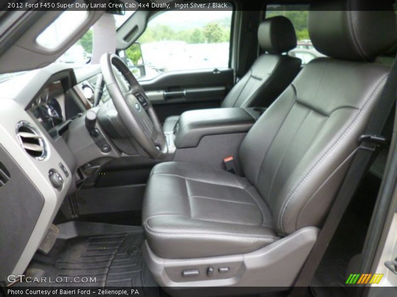 Front Seat of 2012 F450 Super Duty Lariat Crew Cab 4x4 Dually
