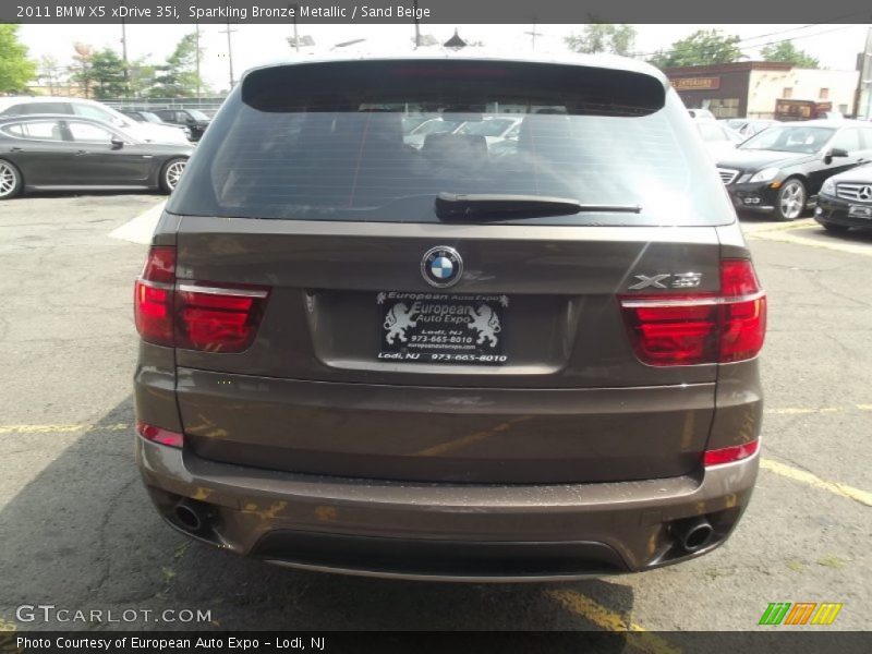 Sparkling Bronze Metallic / Sand Beige 2011 BMW X5 xDrive 35i