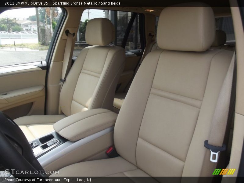 Sparkling Bronze Metallic / Sand Beige 2011 BMW X5 xDrive 35i