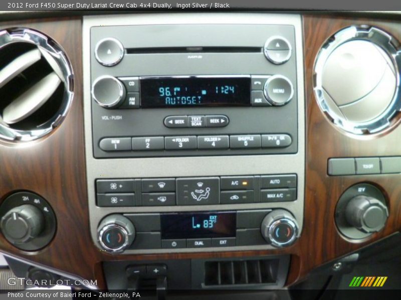 Controls of 2012 F450 Super Duty Lariat Crew Cab 4x4 Dually