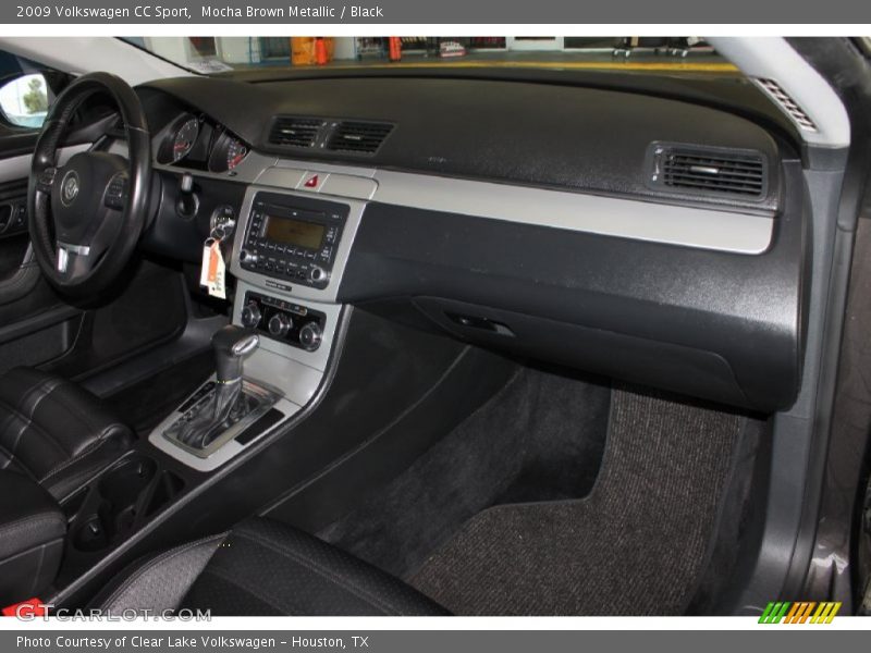 Mocha Brown Metallic / Black 2009 Volkswagen CC Sport