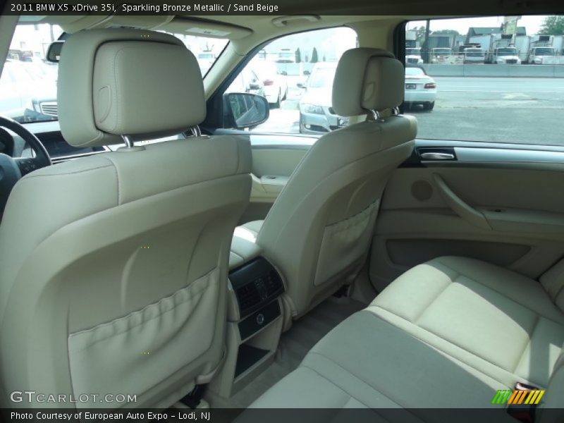 Sparkling Bronze Metallic / Sand Beige 2011 BMW X5 xDrive 35i