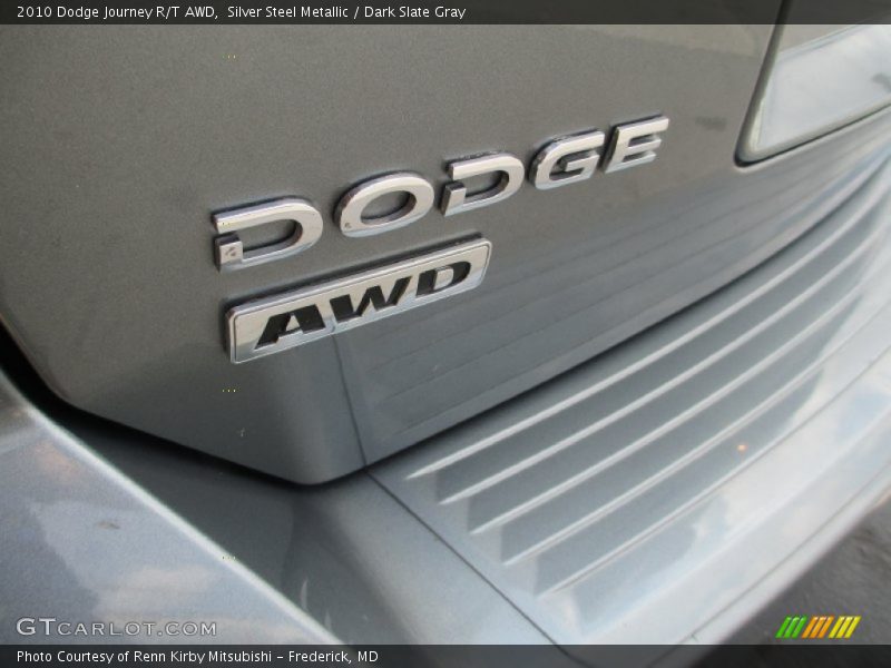 Silver Steel Metallic / Dark Slate Gray 2010 Dodge Journey R/T AWD