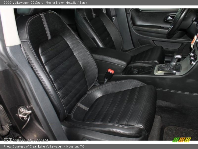 Mocha Brown Metallic / Black 2009 Volkswagen CC Sport
