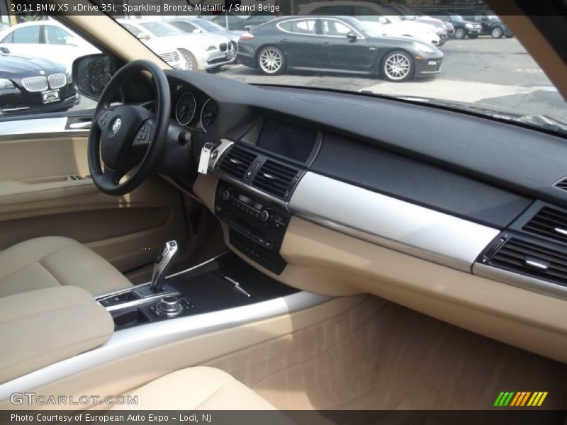 Sparkling Bronze Metallic / Sand Beige 2011 BMW X5 xDrive 35i