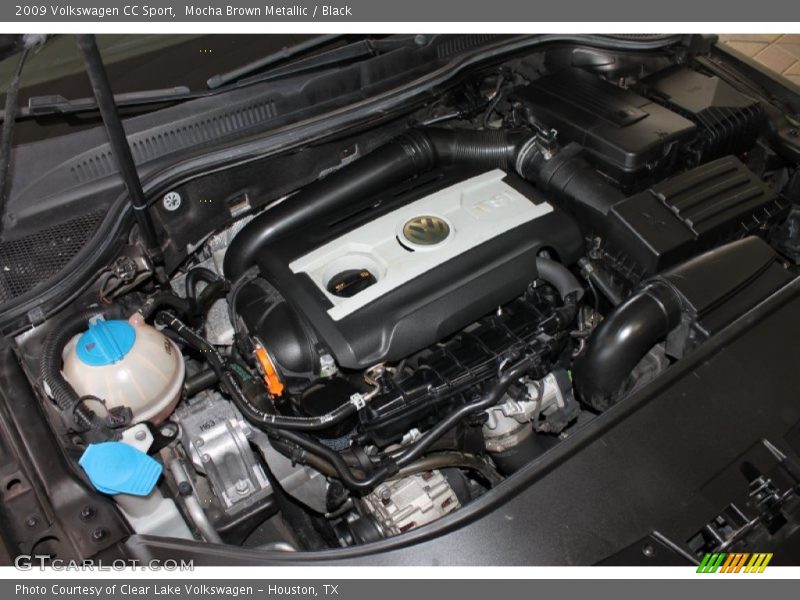 Mocha Brown Metallic / Black 2009 Volkswagen CC Sport