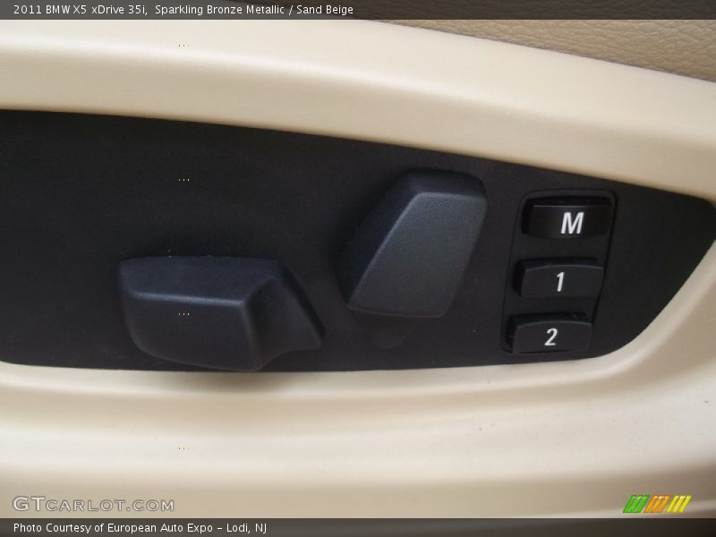 Sparkling Bronze Metallic / Sand Beige 2011 BMW X5 xDrive 35i