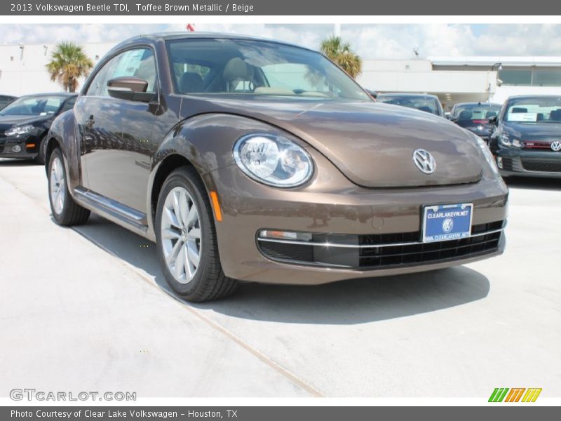 Toffee Brown Metallic / Beige 2013 Volkswagen Beetle TDI