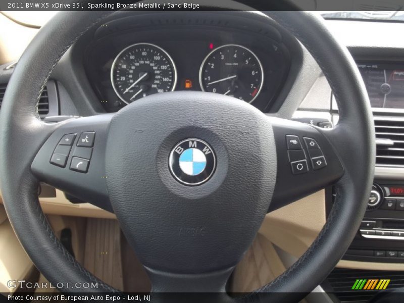 Sparkling Bronze Metallic / Sand Beige 2011 BMW X5 xDrive 35i