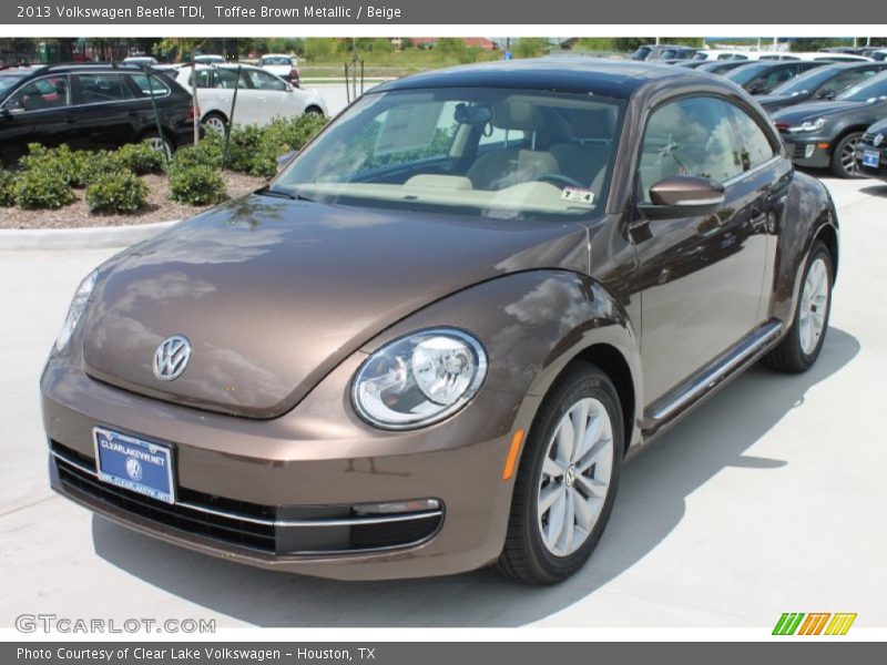 Toffee Brown Metallic / Beige 2013 Volkswagen Beetle TDI