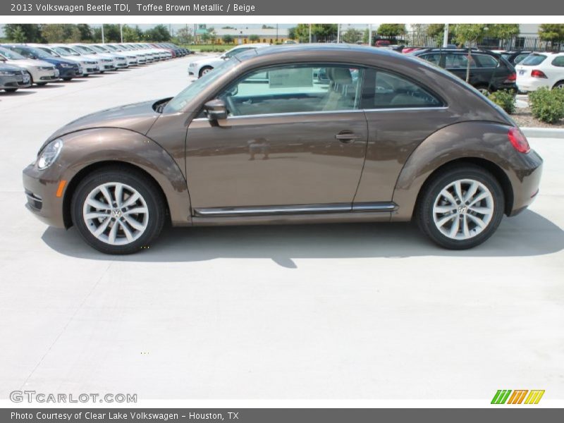 Toffee Brown Metallic / Beige 2013 Volkswagen Beetle TDI