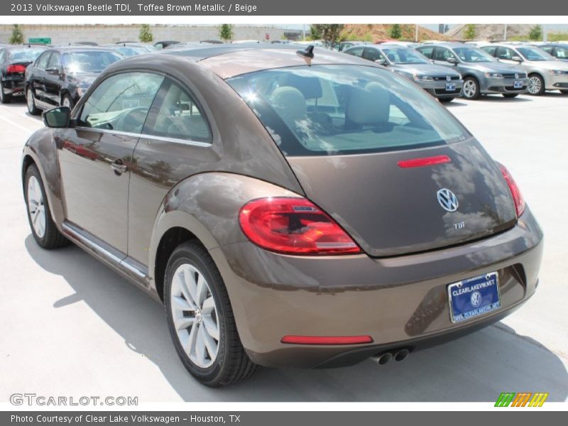 Toffee Brown Metallic / Beige 2013 Volkswagen Beetle TDI