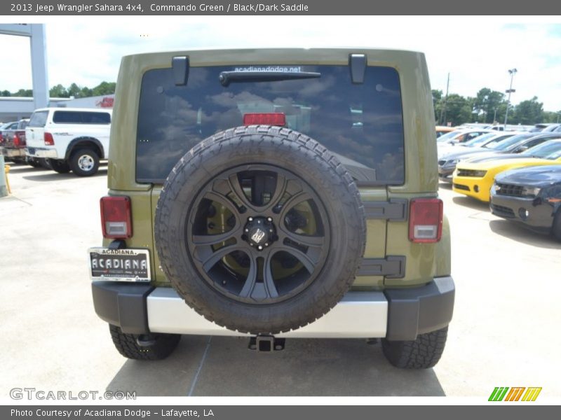 Commando Green / Black/Dark Saddle 2013 Jeep Wrangler Sahara 4x4