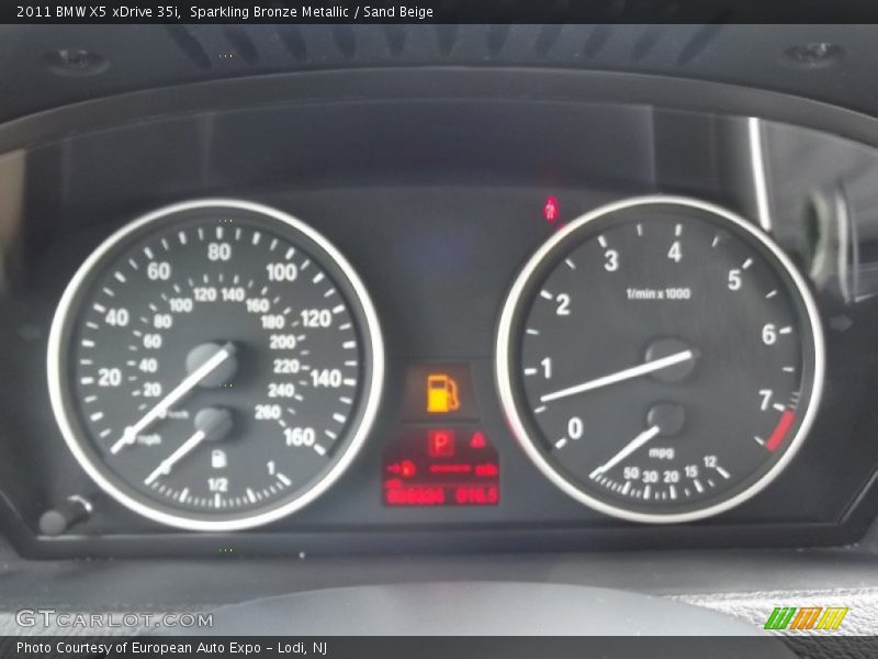 Sparkling Bronze Metallic / Sand Beige 2011 BMW X5 xDrive 35i