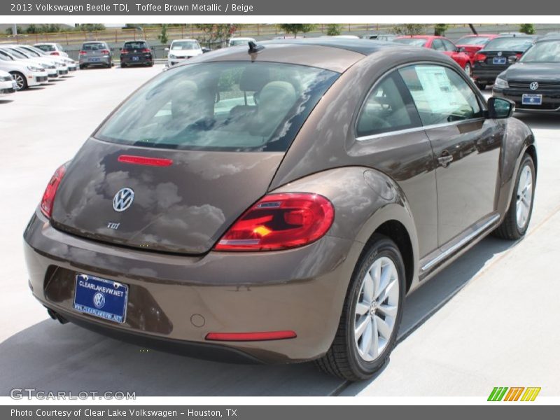 Toffee Brown Metallic / Beige 2013 Volkswagen Beetle TDI