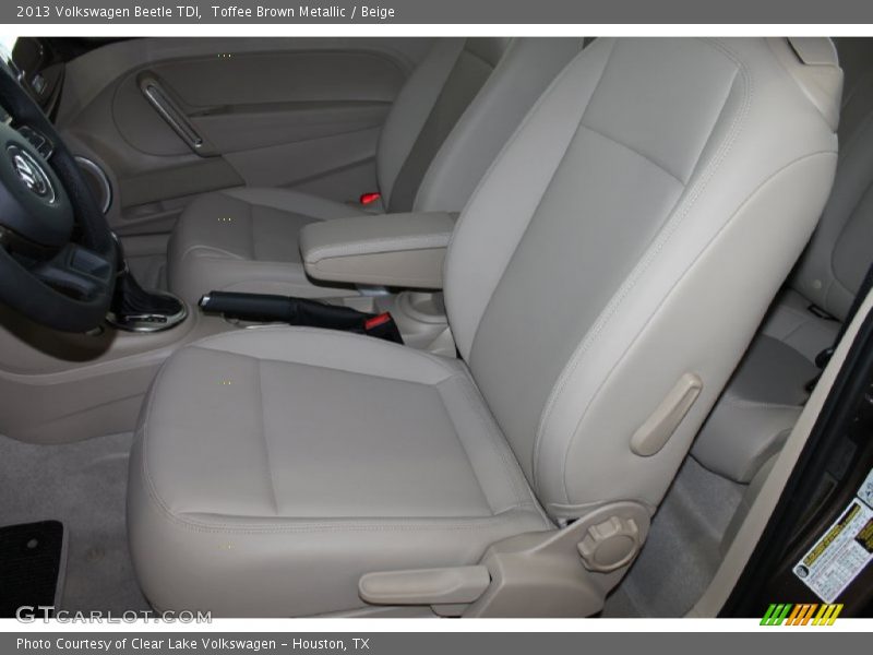 Toffee Brown Metallic / Beige 2013 Volkswagen Beetle TDI