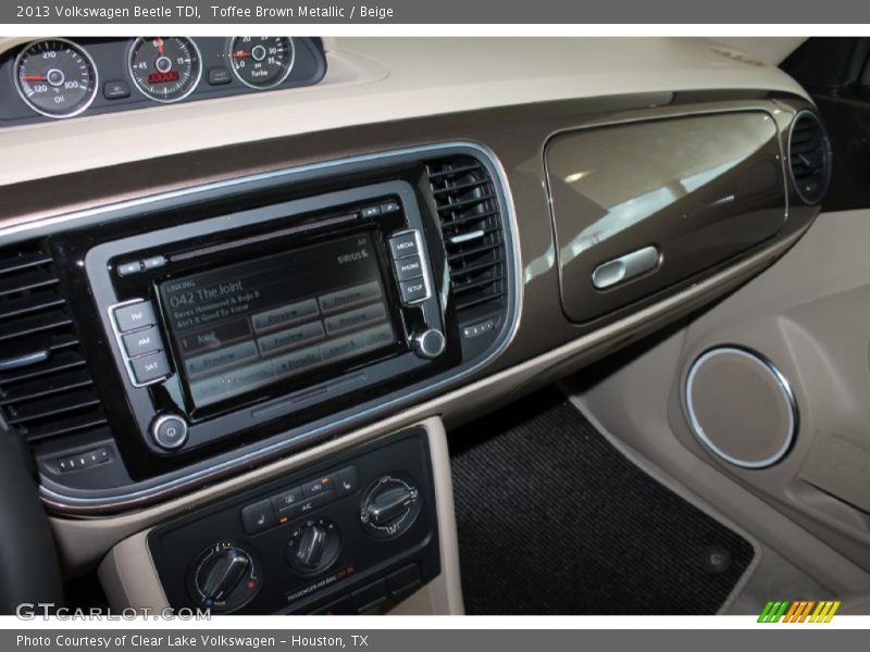 Toffee Brown Metallic / Beige 2013 Volkswagen Beetle TDI