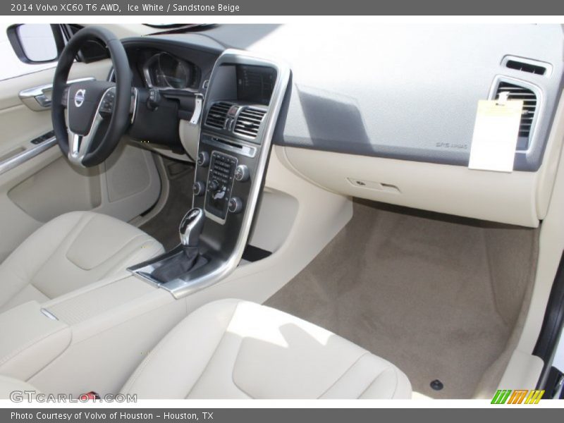 Ice White / Sandstone Beige 2014 Volvo XC60 T6 AWD