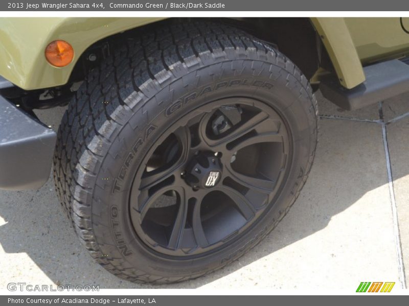 Commando Green / Black/Dark Saddle 2013 Jeep Wrangler Sahara 4x4