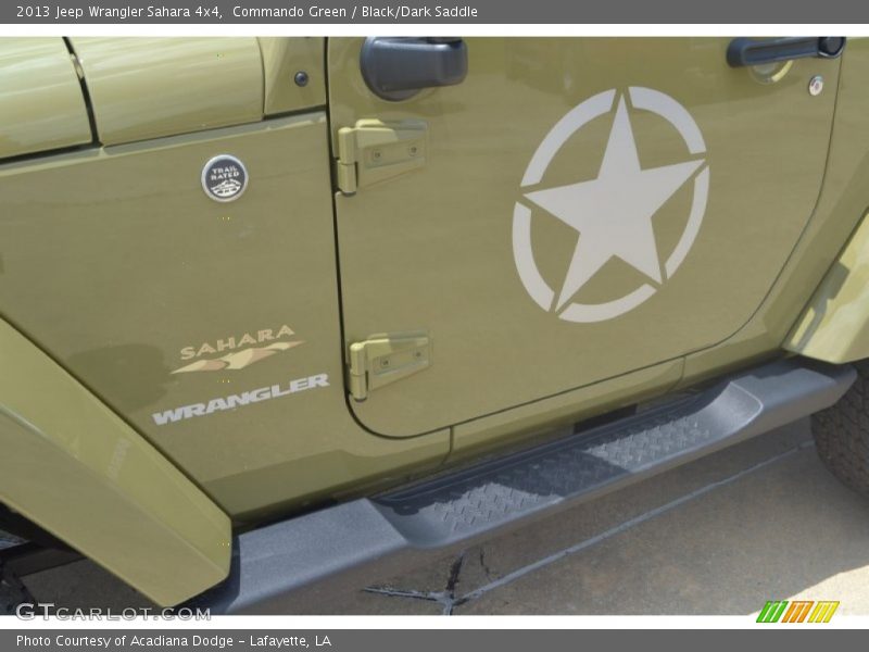 Commando Green / Black/Dark Saddle 2013 Jeep Wrangler Sahara 4x4