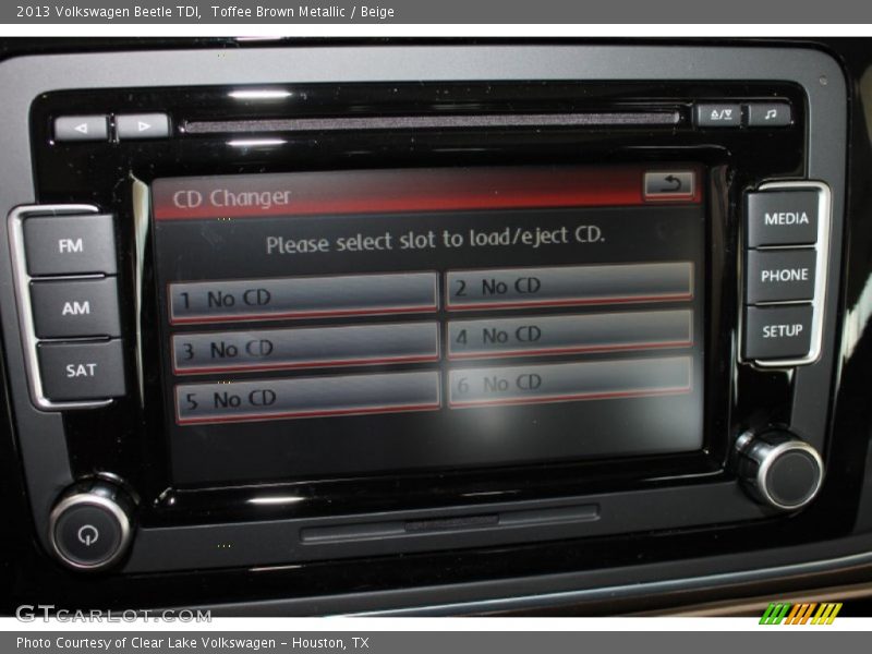 Toffee Brown Metallic / Beige 2013 Volkswagen Beetle TDI