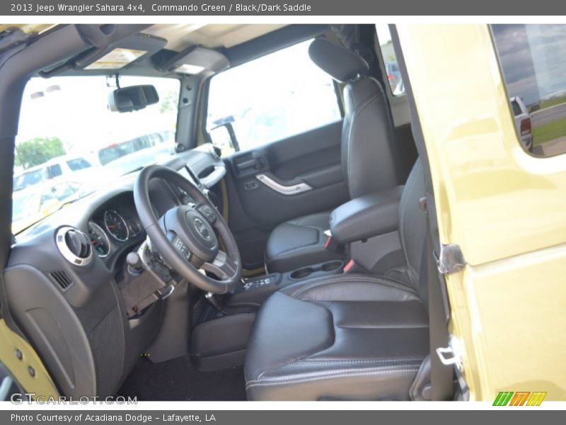 Commando Green / Black/Dark Saddle 2013 Jeep Wrangler Sahara 4x4