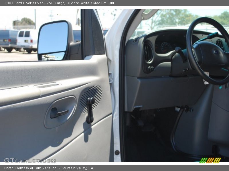 Oxford White / Medium Flint 2003 Ford E Series Van E250 Cargo