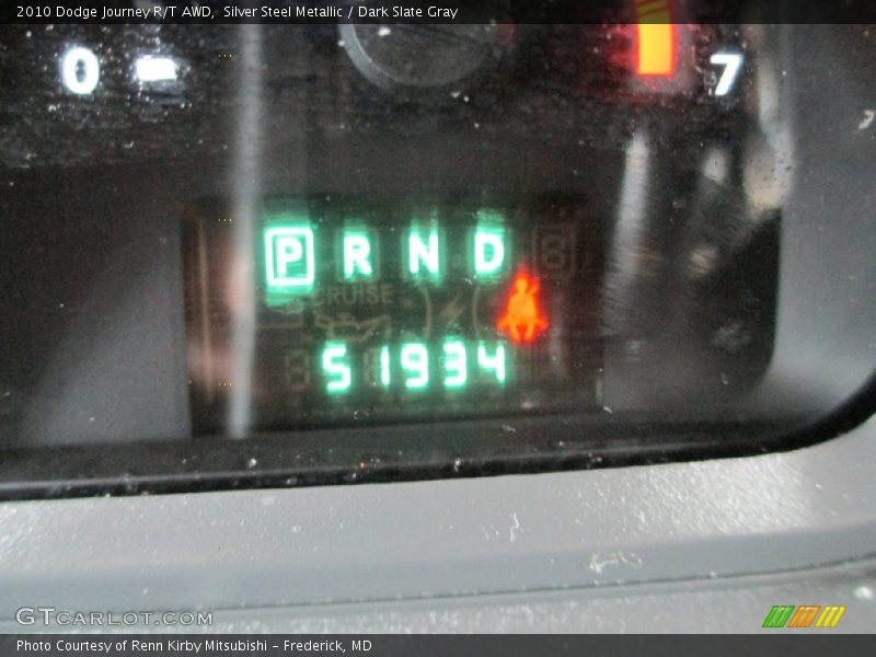 Silver Steel Metallic / Dark Slate Gray 2010 Dodge Journey R/T AWD