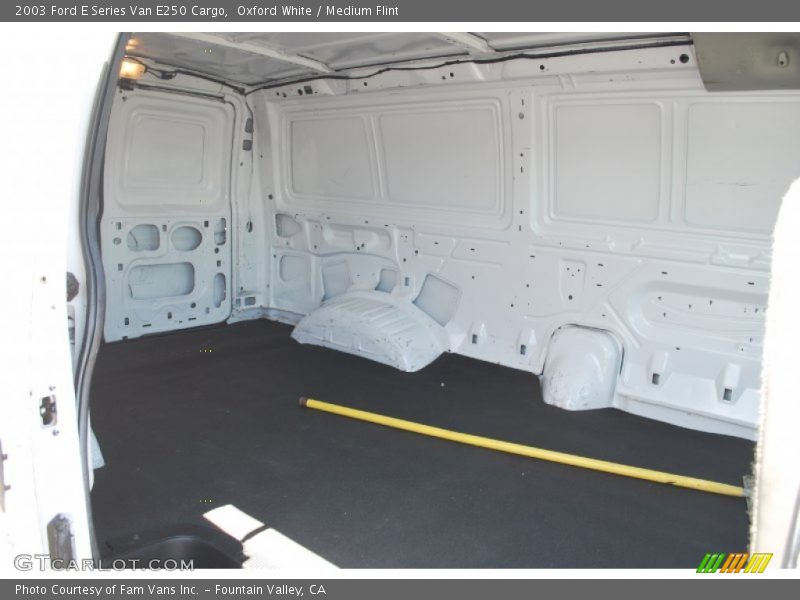 Oxford White / Medium Flint 2003 Ford E Series Van E250 Cargo