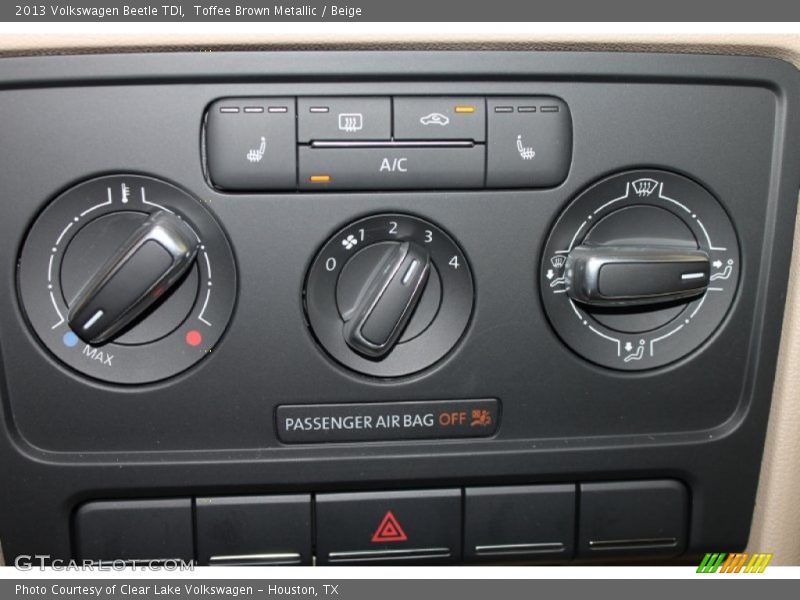 Toffee Brown Metallic / Beige 2013 Volkswagen Beetle TDI