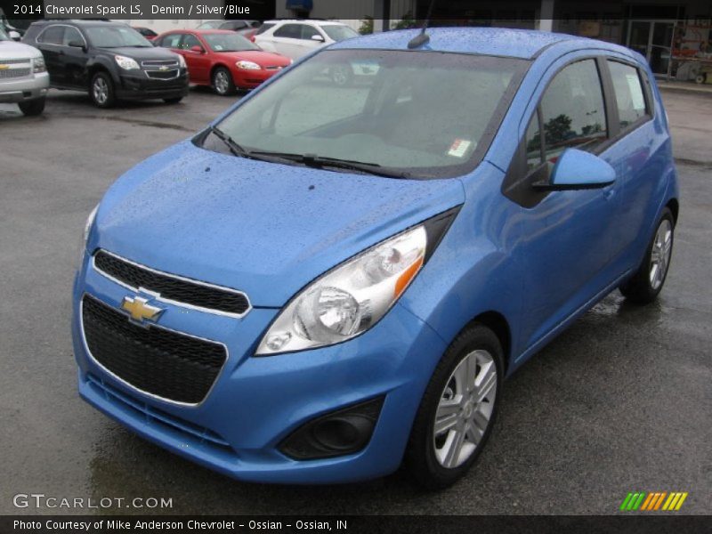 Denim / Silver/Blue 2014 Chevrolet Spark LS
